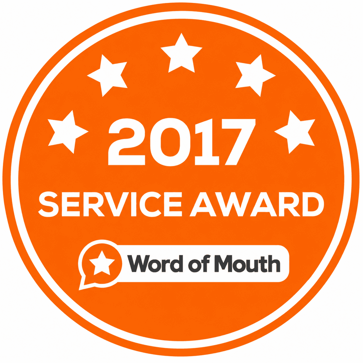 Word of Mouth Service Award 2017