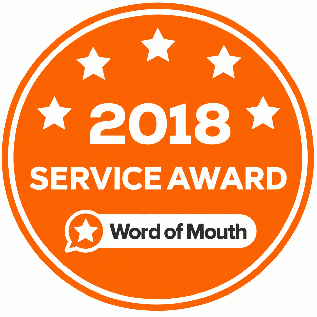 Word of Mouth Service Award 2018