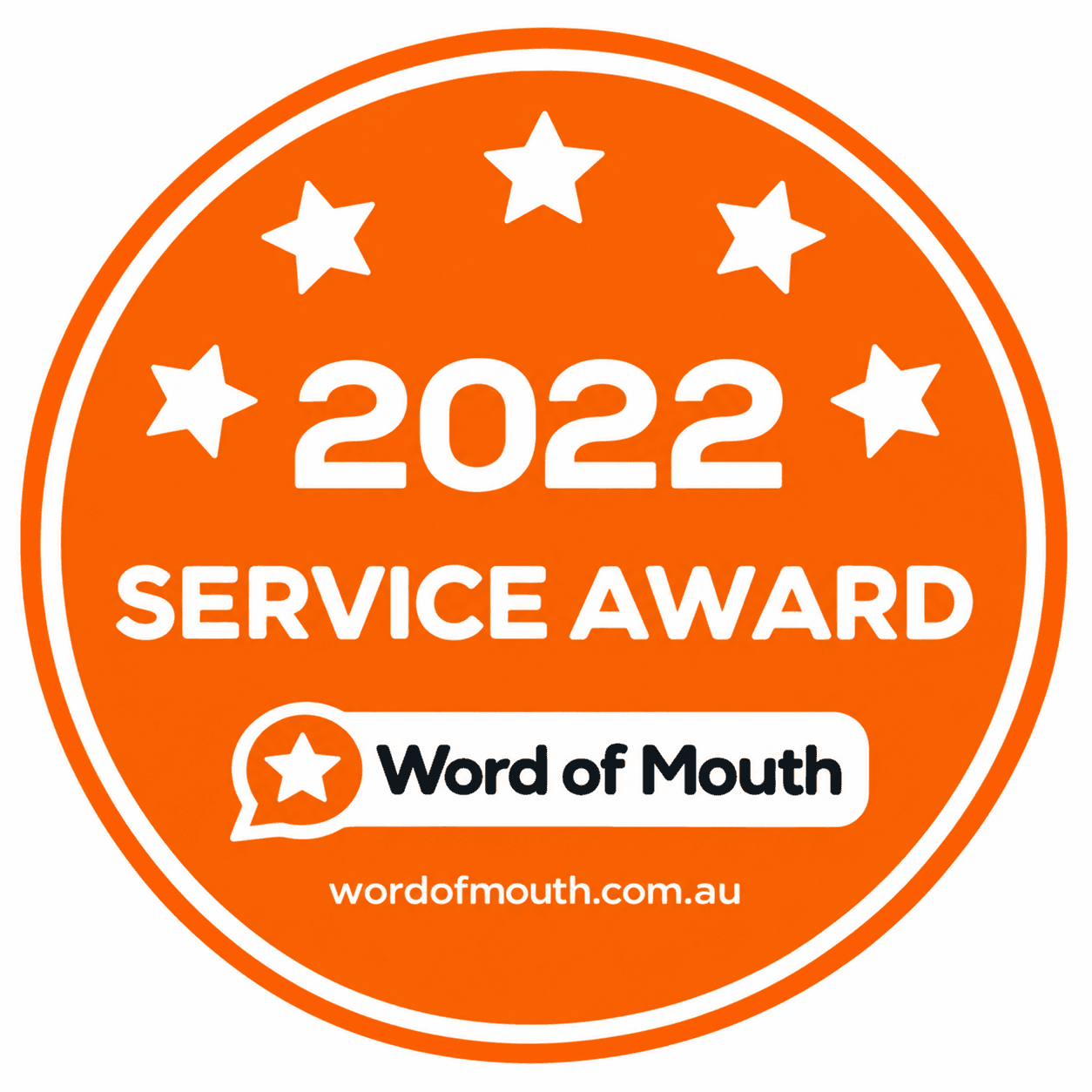Word of Mouth Service Award 2022